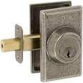 Delaney Designer Delaney Designer 631008S Single Cylinder Deadbolt With Square Backplate 631008S